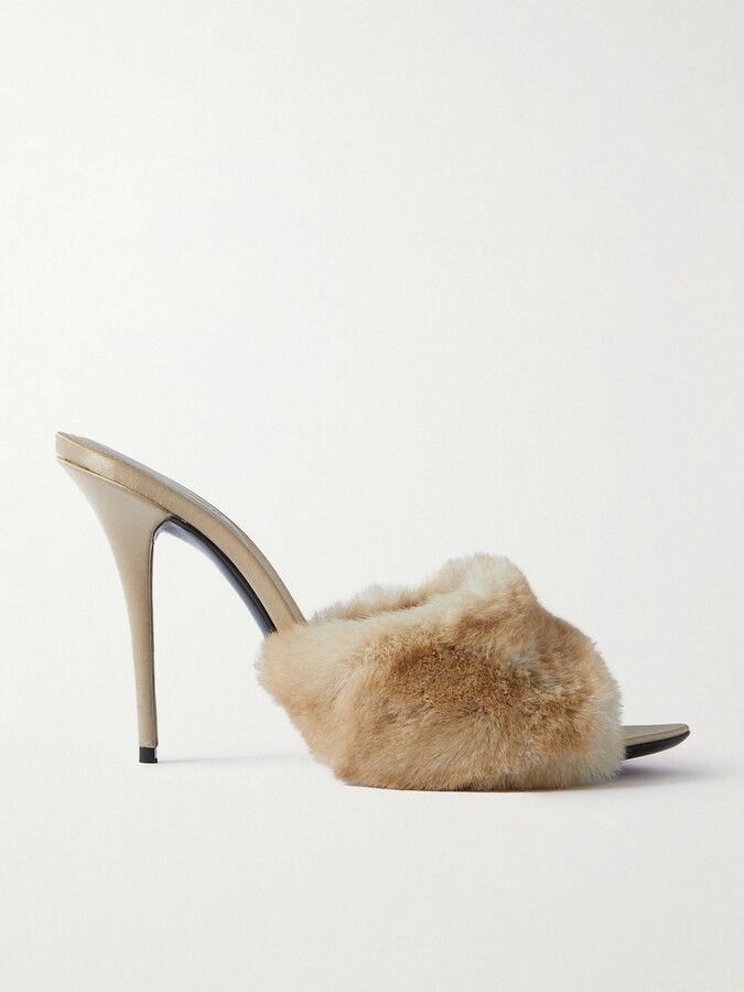 Saint Laurent Paris o1s1wg111124 Mules in Ivory Size US 6 / IT 36 - 1 Thumbnail