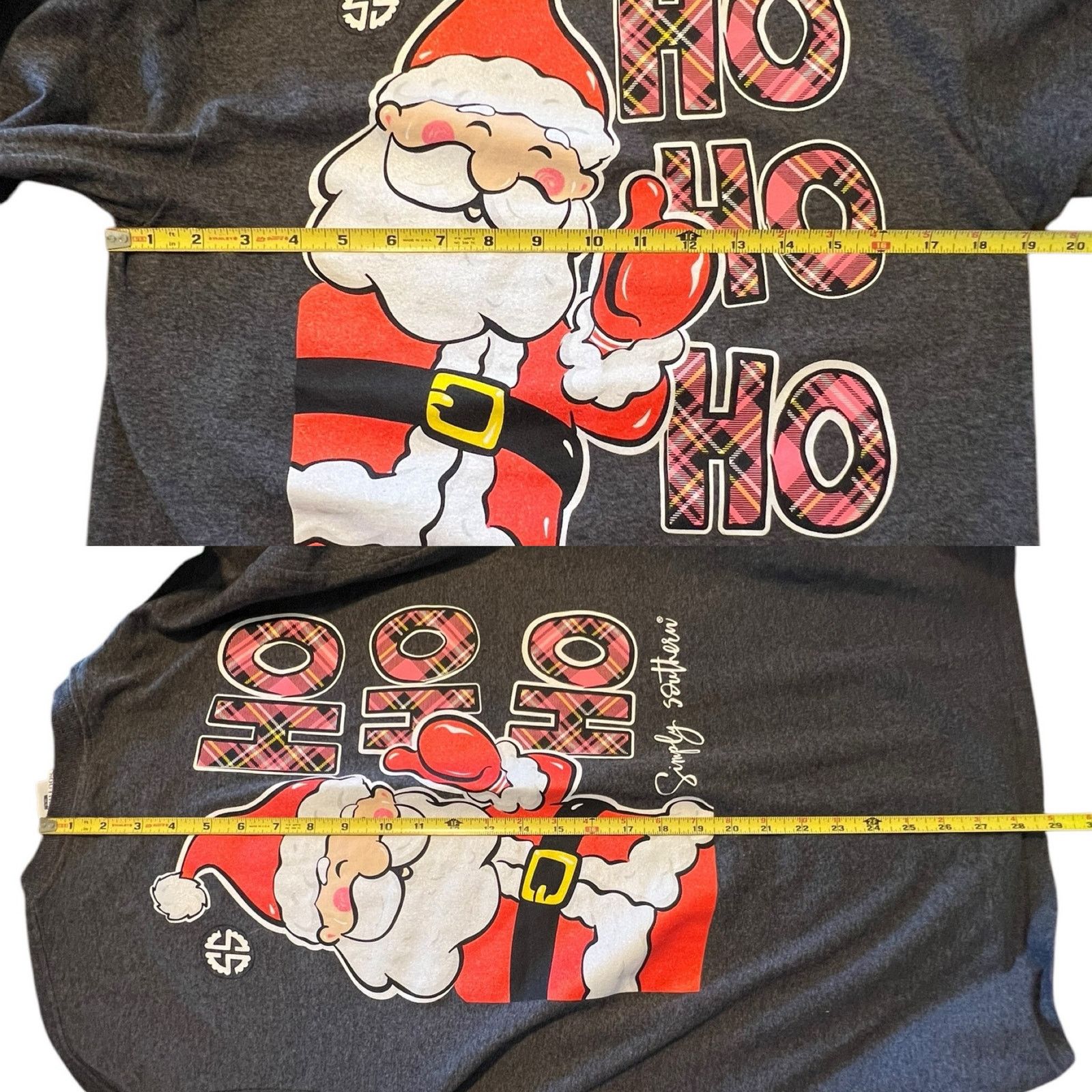 & Other Stories × Other Simply Southern Womens Long Sleeve T-Shirt Santa Christmas M Size M / US 6-8 / IT 42-44 - 9 Thumbnail