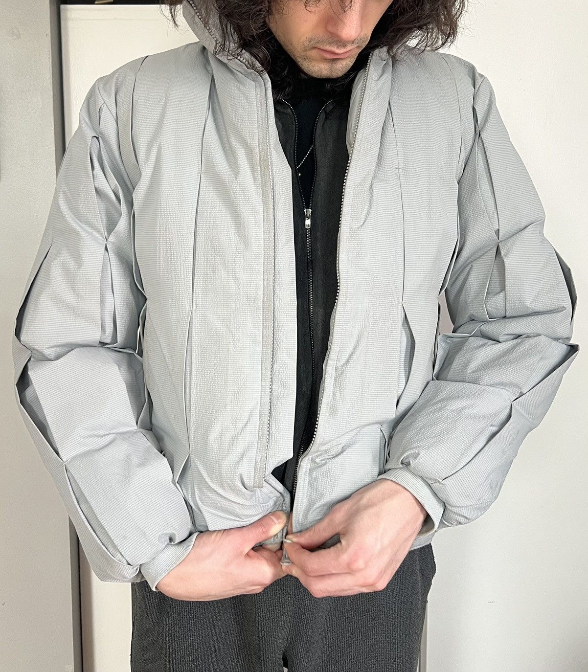 POST ARCHIVE FACTION (PAF) 3.1 [Center] Down Grey Puffer Jacket Size US M / EU 48-50 / 2 - 8 Thumbnail