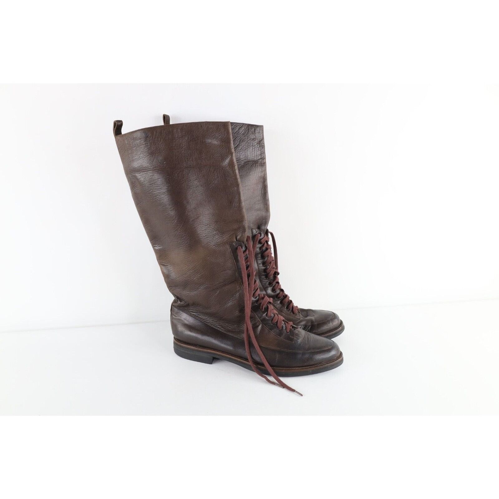 Colette Vintage 70s Colette Margom Italy Soft Lambskin Leather Boots Size US 12 / IT 42 - 5 Thumbnail