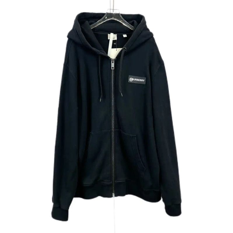 Burberry Burberry Black Cotton Jacket for Women Size L / US 10 / IT 46 - 1 Thumbnail