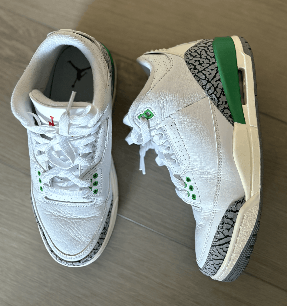 Jordan Brand Nike WMNS Air Jordan 3 Retro Lucky Green Women's 7.5 Size US 7.5 / IT 37.5 - 2 Thumbnail