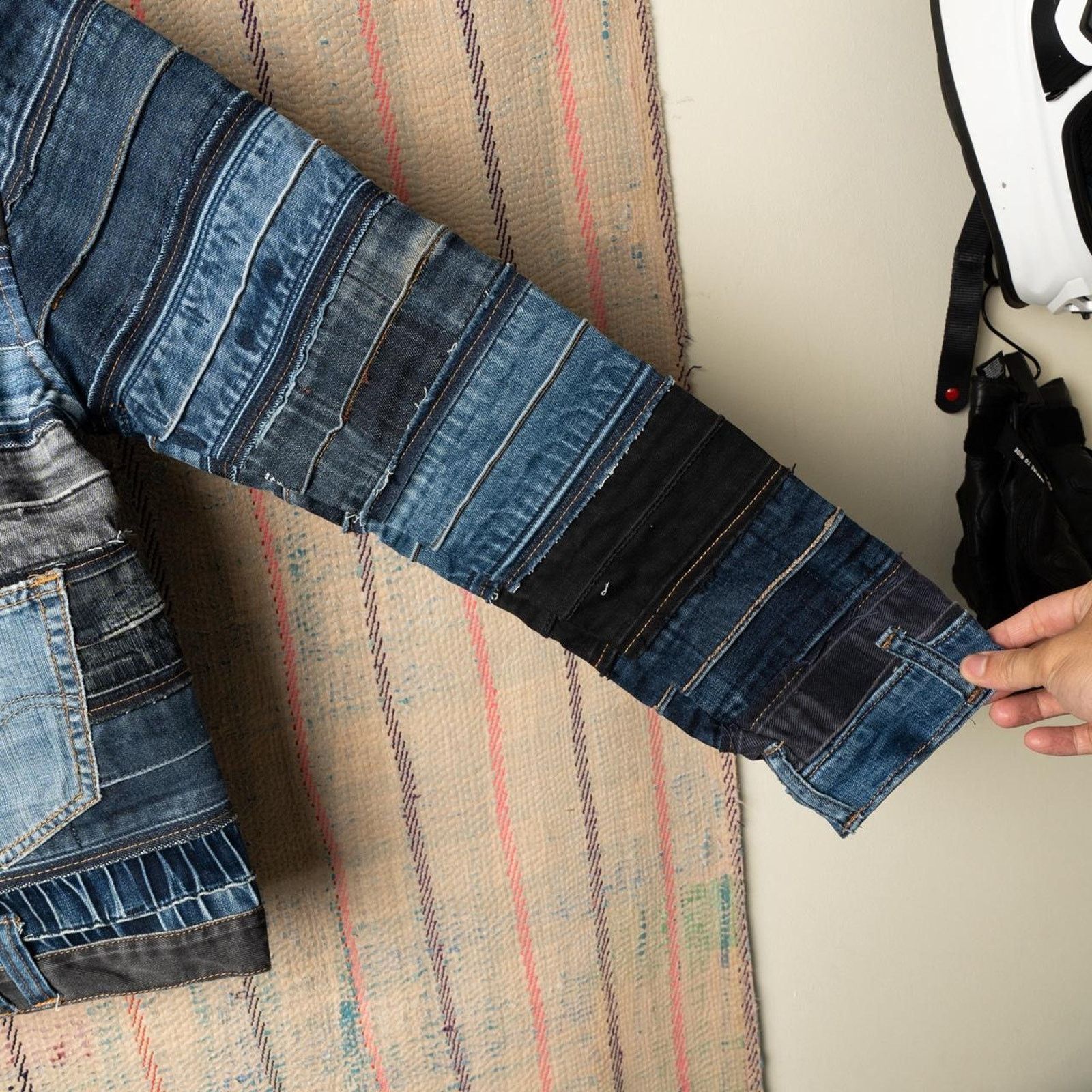 Levi's Custom Upcycled levis denim jacket , One of One Rework Size US M / EU 48-50 / 2 - 6 Thumbnail