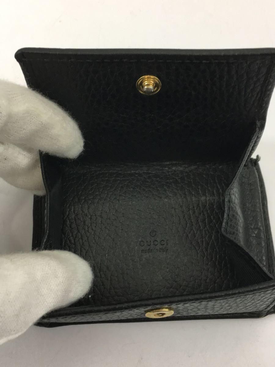Gucci Gucci Leather Coin Case Black Size ONE SIZE - 4 Thumbnail