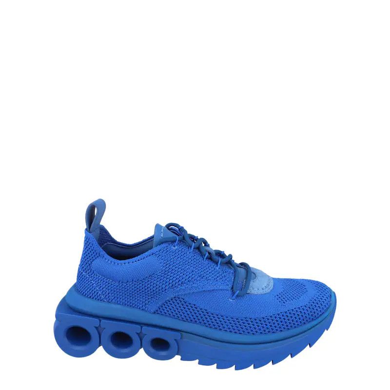 Salvatore Ferragamo o1y0426 Low-Top Sneakers in Bright Blue Size US 7.5 / IT 37.5 - 1 Thumbnail
