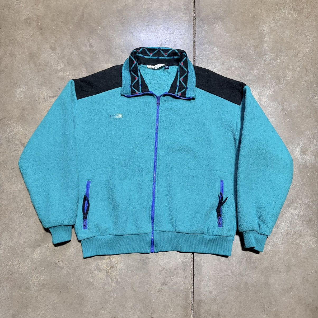 Columbia Vintage Columbia Sportswear Fleece Jacket Aztec Outdoor Ski Size US XL / EU 56 / 4 - 1 Thumbnail