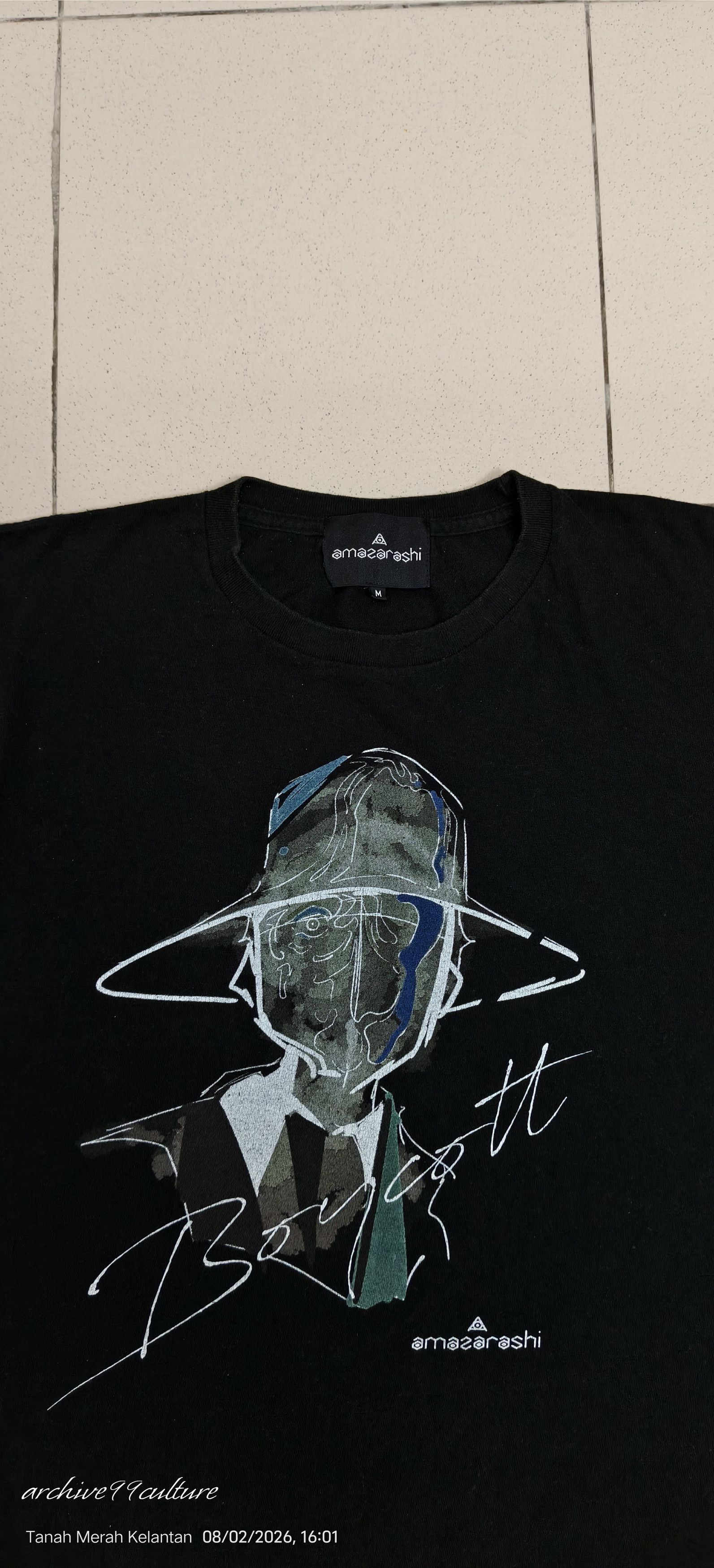 Band Tees OFFICIAL amazarashi Japan Rock Band "Boycott" Abstract G tee Size US M / EU 48-50 / 2 - 7 Thumbnail