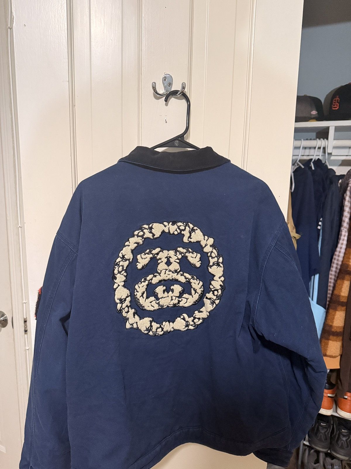 DENIM TEARS × Stussy Stussy denim tears canvas work jacket Size US L / EU 52-54 / 3 - 3 Thumbnail