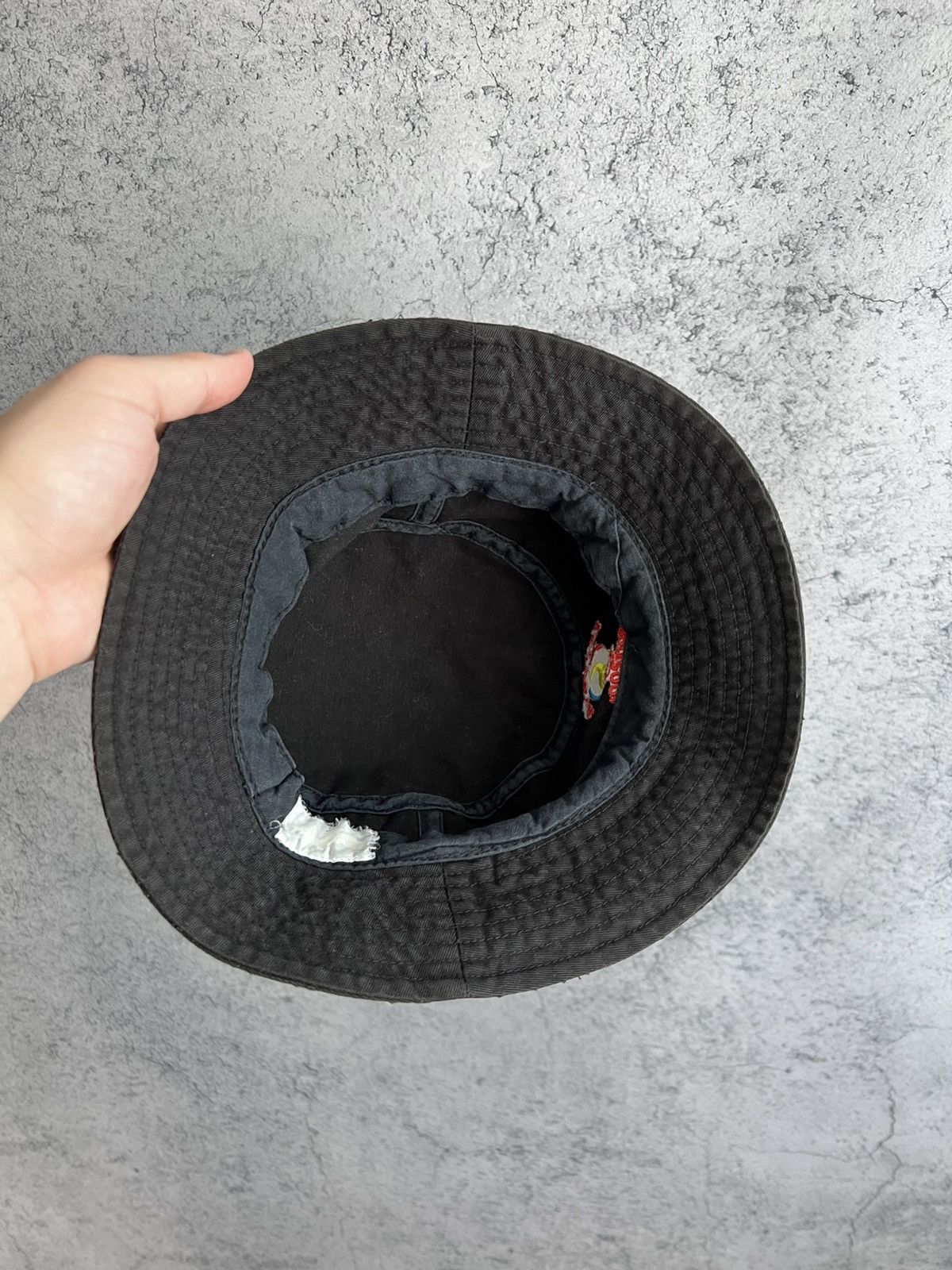 Vintage Vintage Bucket Hat 2001 Y2K Style Black 00s Rare Size 42 - 7 Thumbnail
