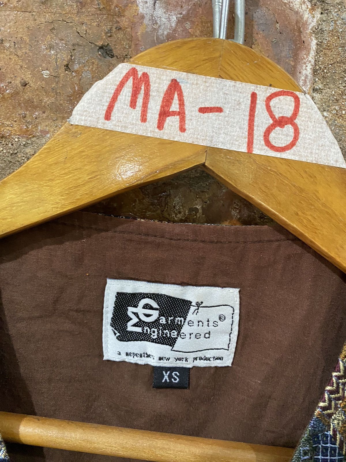 Engineered Garments 2000s Silk Native vest Size US XS / EU 42 / 0 - 9 Thumbnail