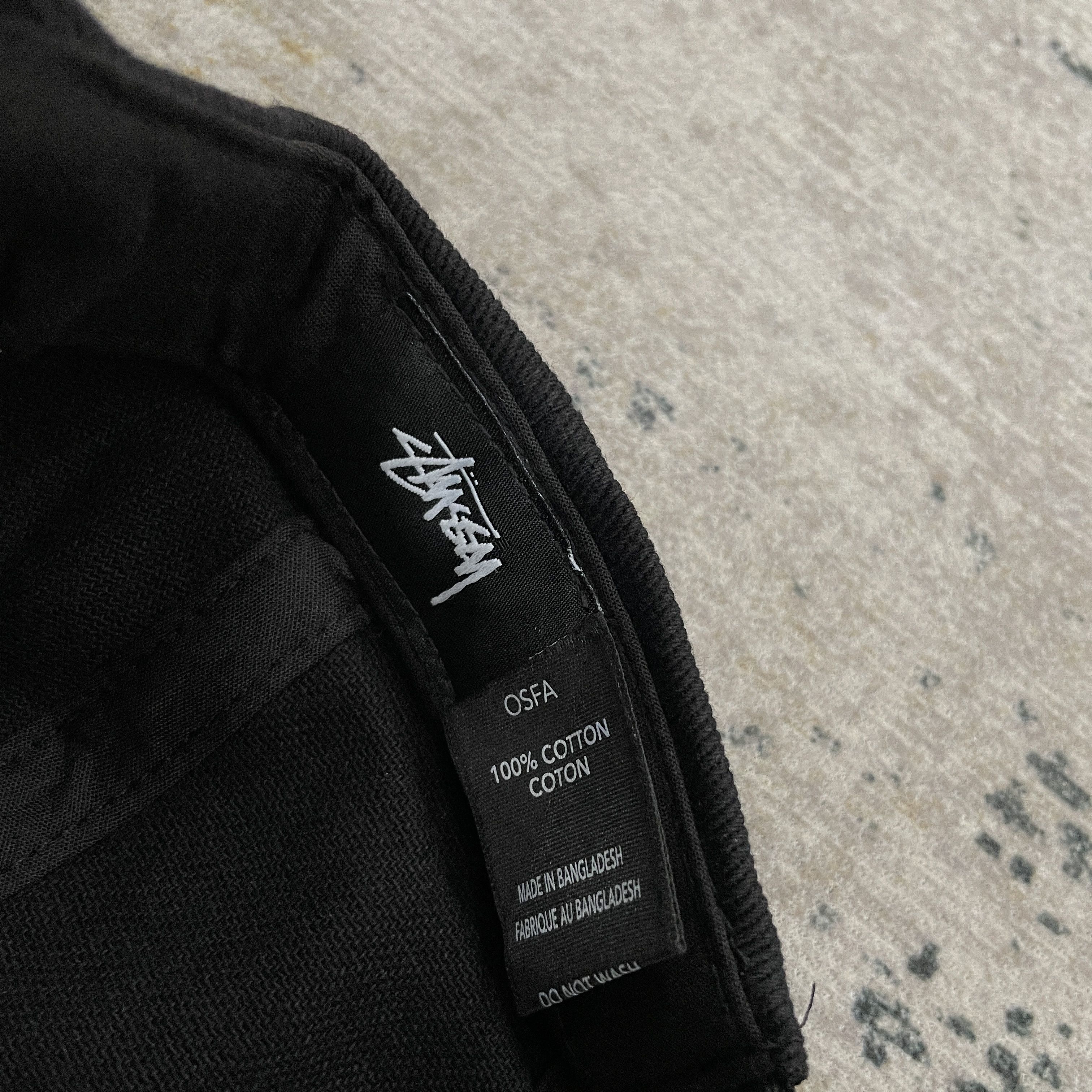 Stussy Stussy Big Logo Cap Black Size ONE SIZE - 7 Thumbnail