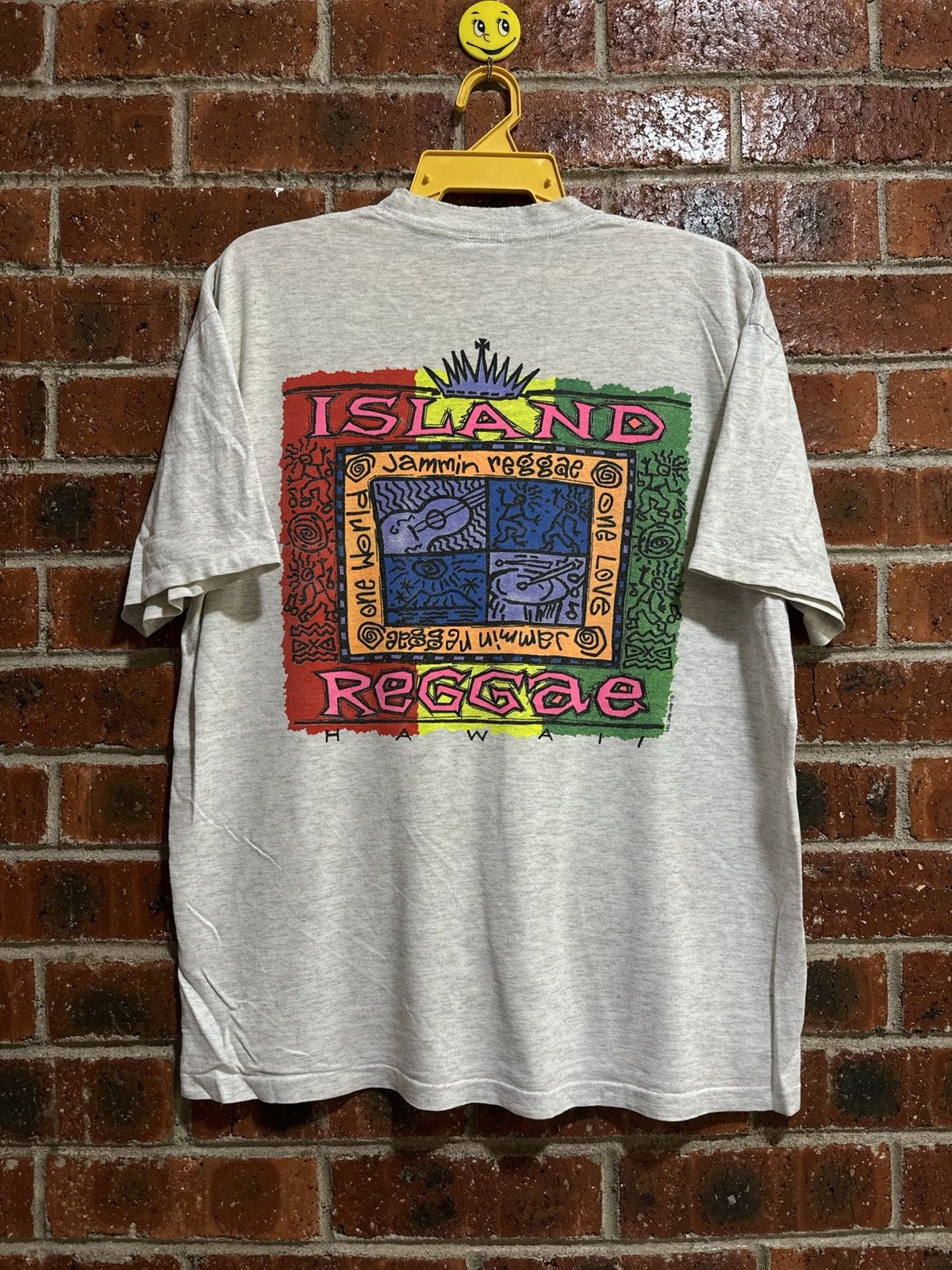 Vintage Vintage Islamd Reggae Hawaii Sun Faded Tee Size US L / EU 52-54 / 3 - 1 Thumbnail
