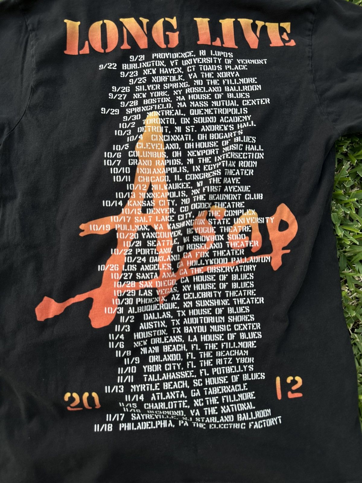 A$AP Rocky × Vlone Asap Rocky long live Asap Tour Tee 2012 Size US M / EU 48-50 / 2 - 5 Thumbnail