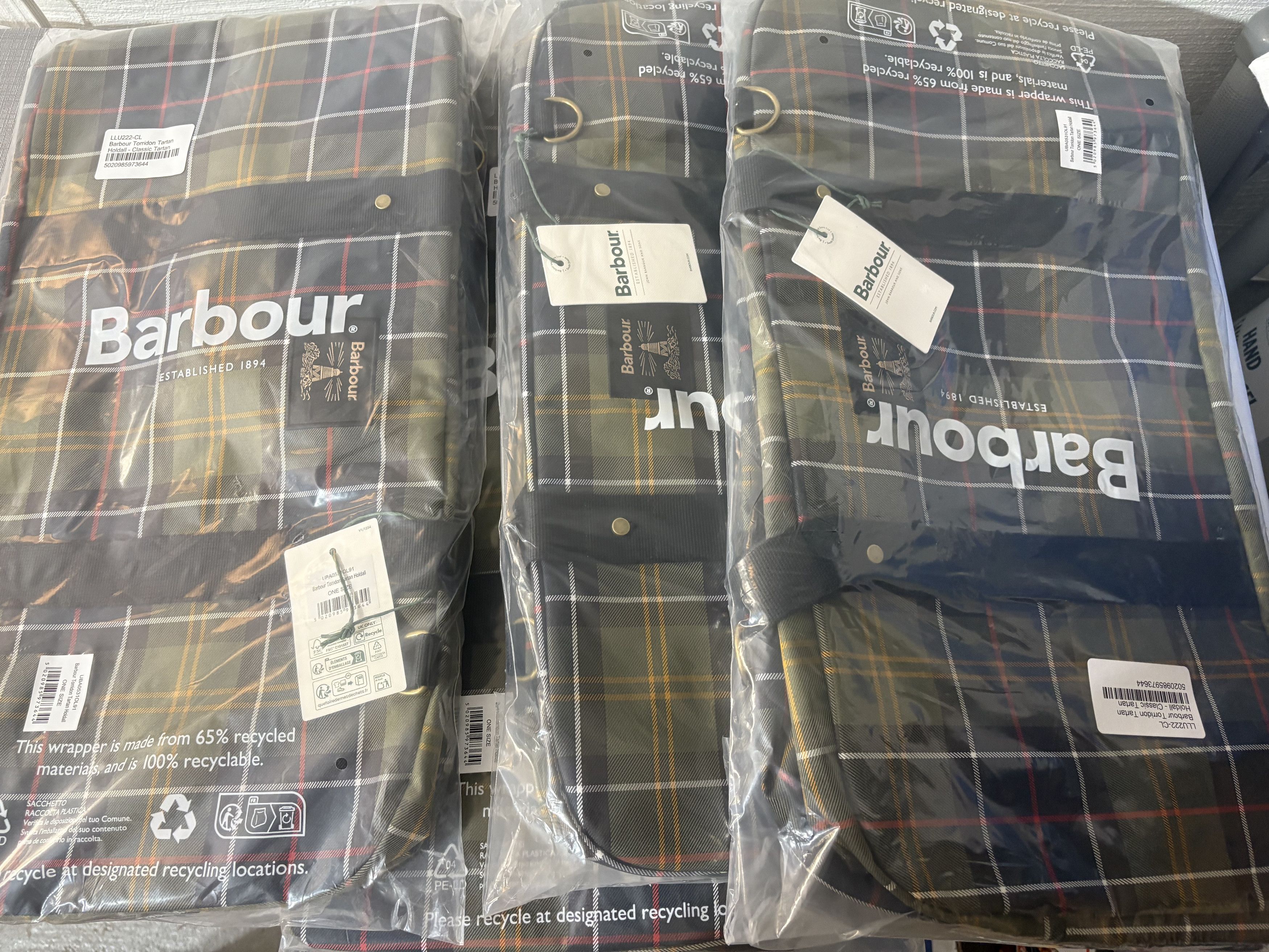 Barbour BARBOUR Torridon Tartan Holdall Weekend Bag Size ONE SIZE - 2 Thumbnail