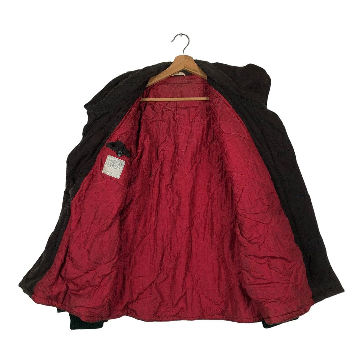 Enrico Coveri 🔥VINTAGE SUEDE BOMBER LEATHER JACKET ENRICO COVERI ITALY Size US M / EU 48-50 / 2 - 13 Thumbnail