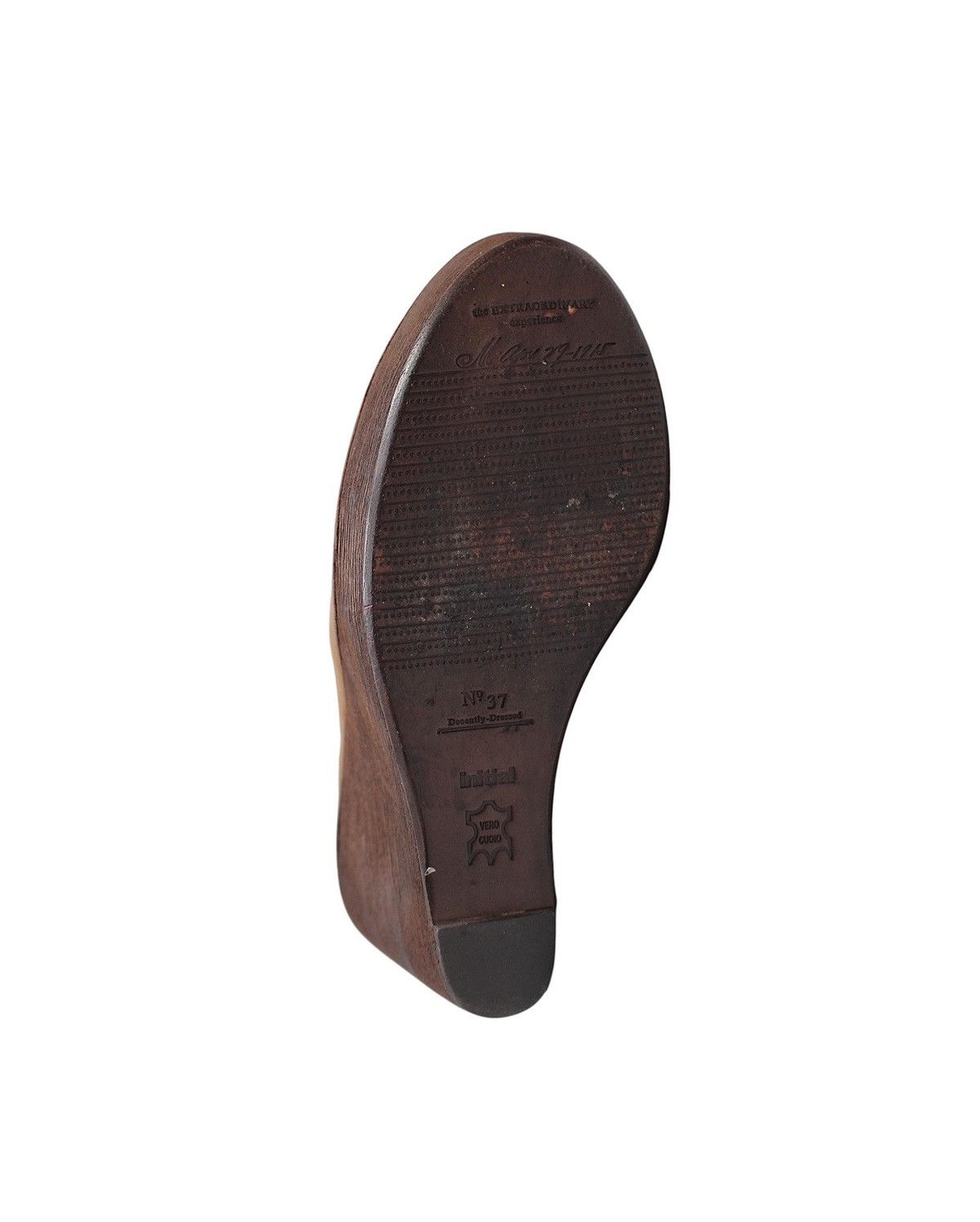 Designer 2000S INITIAL LEATHER WEDGE BOOTS – VERO CUOIO MADE Size US 7 / IT 37 - 7 Thumbnail