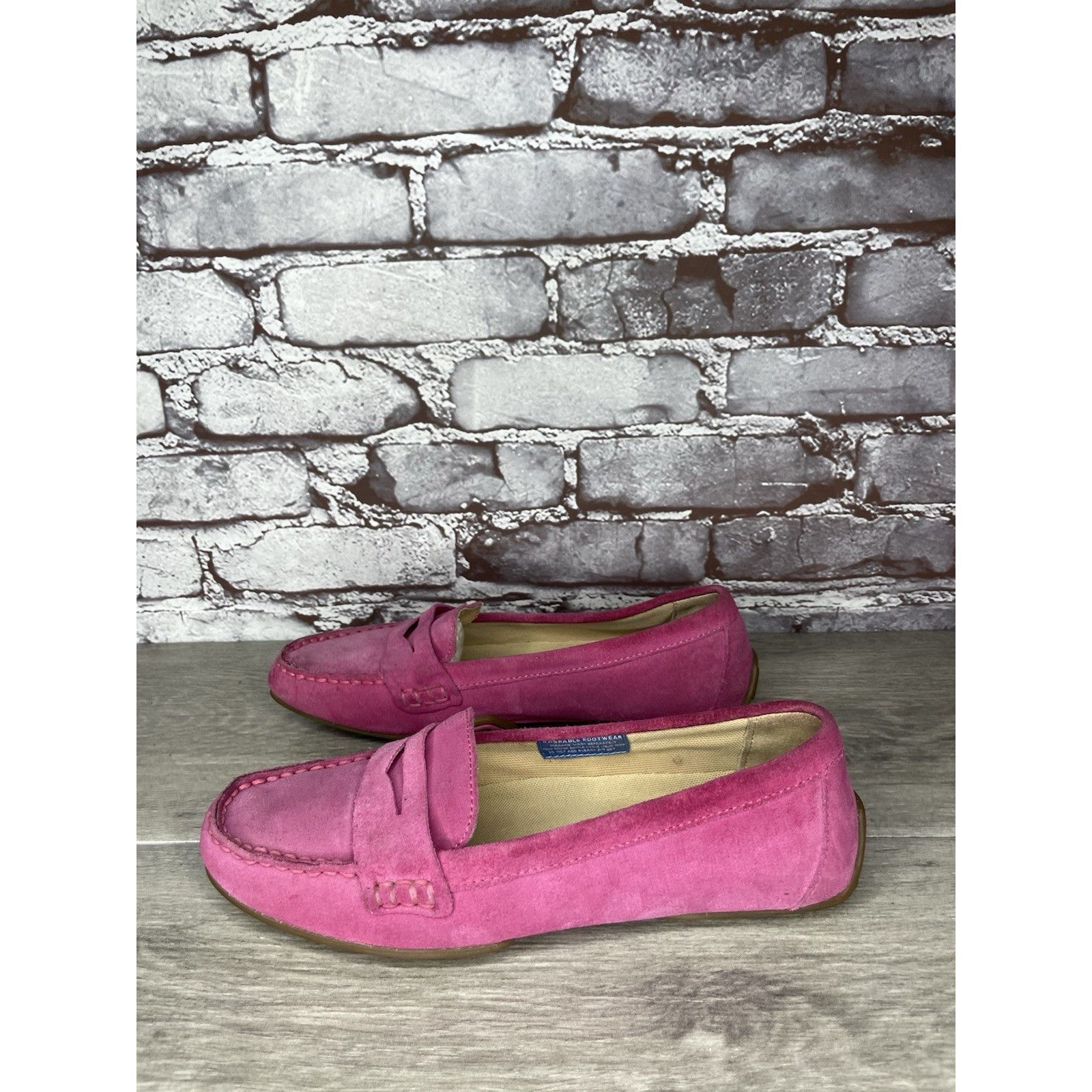 Rockport Rockport Fuchsia Pink Suede Leather Penny Loafer Driving Fla Size US 8 / IT 38 - 17 Thumbnail