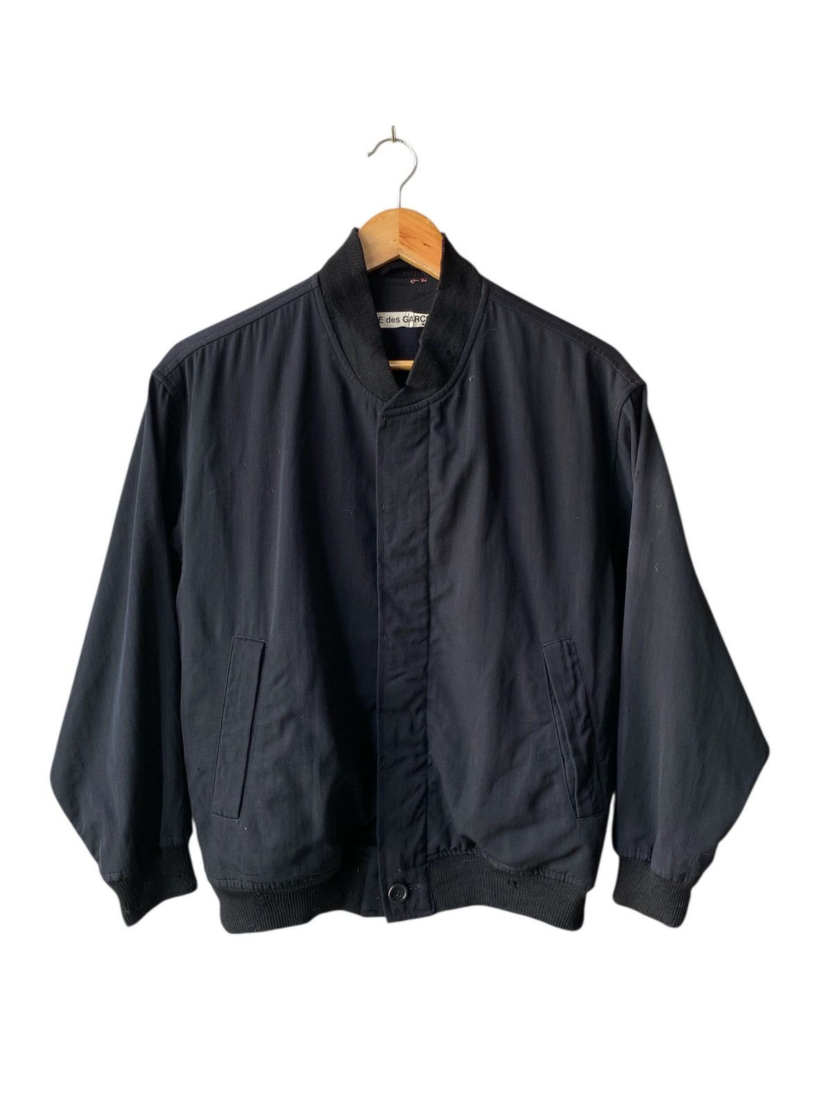 Comme des Garcons 80’s Comme Des Garcons By Rei Kawakubo Linen Bomber Jacket Size US M / EU 48-50 / 2 - 1 Thumbnail