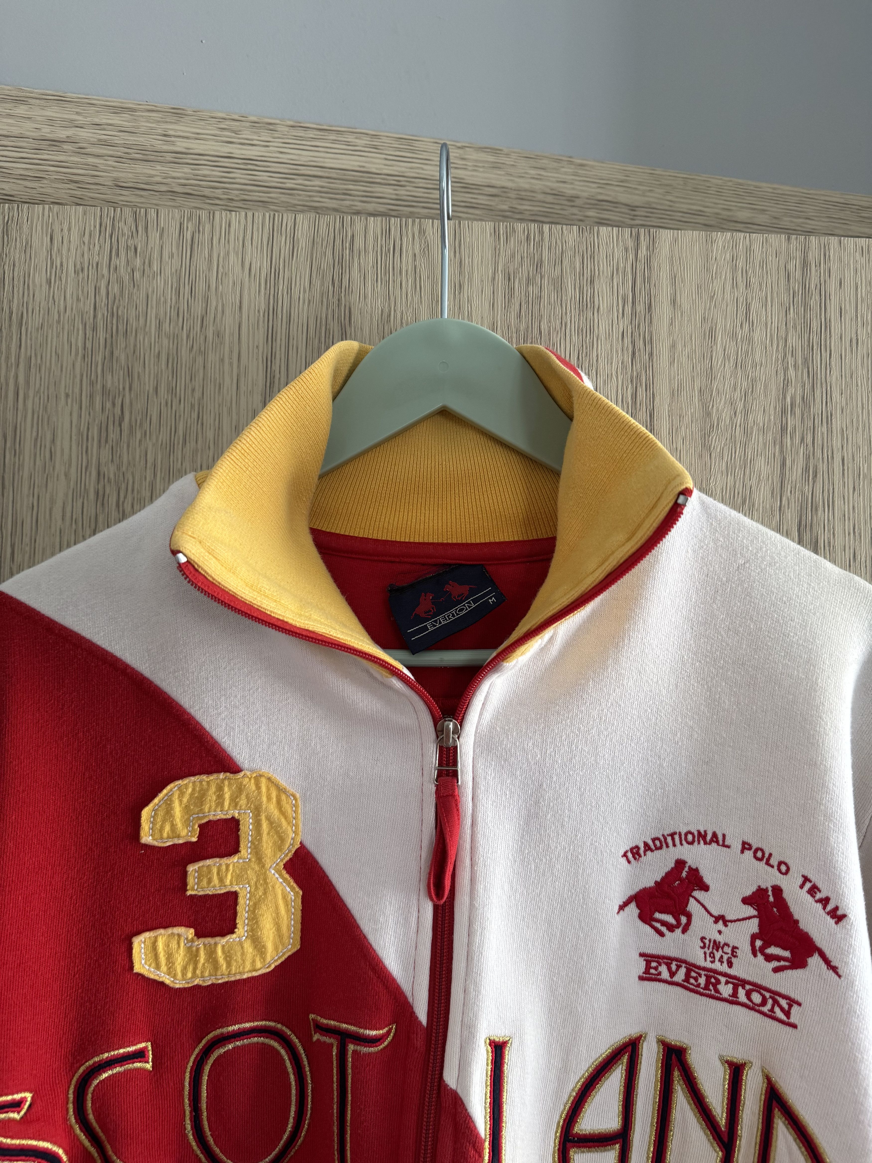 La Martina Vintage Scotland Everton Polo Team Zip Sweatshirt RRL style Size US M / EU 48-50 / 2 - 6 Thumbnail