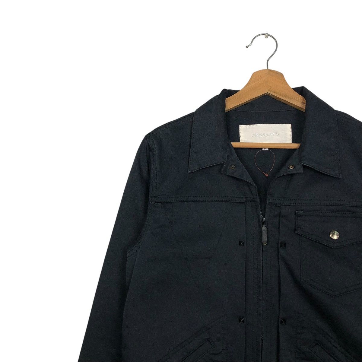 Japanese Brand 🔥VINTAGE BIKER JACKET ADVANTAGE CYCLE BONDAGE PUNK DESIGN Size US M / EU 48-50 / 2 - 9 Thumbnail