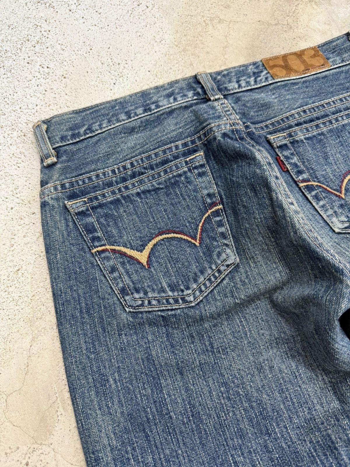 Edwin Miss Edwin 503 Flare Stonewashed Unisex Denim Pants Size 27" / US 4 / IT 40 - 12 Thumbnail