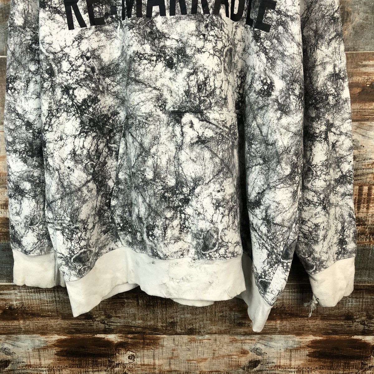 Japanese Brand Beamere White camo ripped sweatshirt Hoodie #A2031 Size US XL / EU 56 / 4 - 6 Thumbnail
