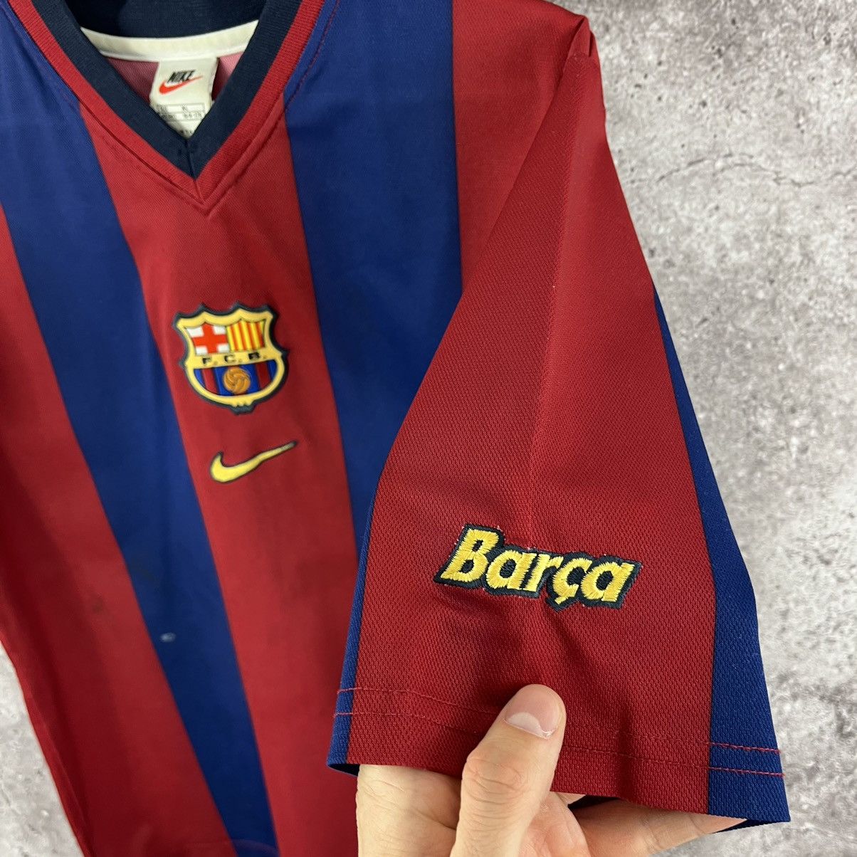 Nike Nike F.C. Barcelona 1998 Special Jersey Size 15-16 Y Male S Size US S / EU 44-46 / 1 - 7 Thumbnail