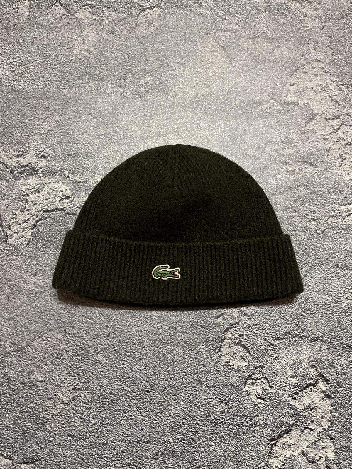 Lacoste Lacoste Logo Wool Beanie Hat Size ONE SIZE - 1 Thumbnail
