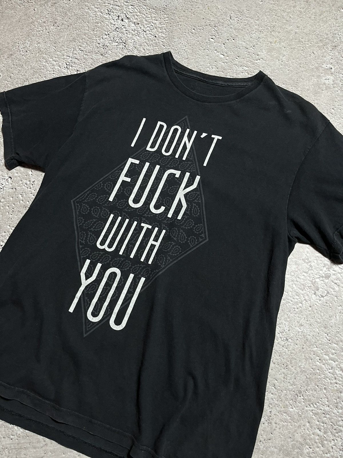 Vintage I Don’t Fuck With You Vintage Humor Adult T-Shirt 90s Size US XL / EU 56 / 4 - 2 Thumbnail