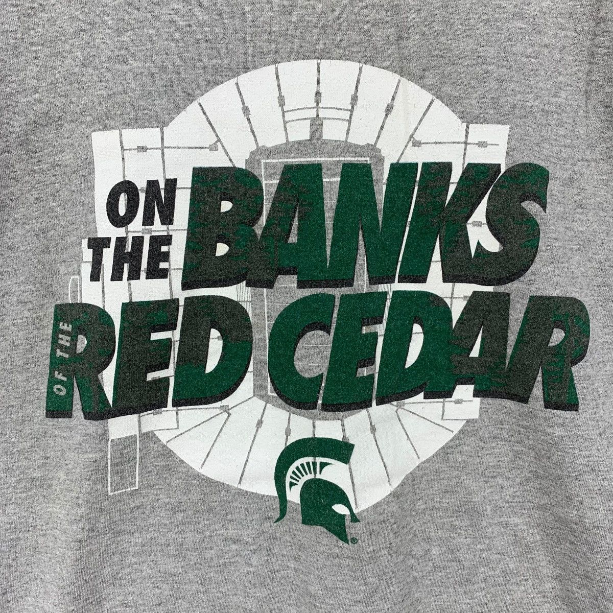 Other MICHIGAN STATE On The Banks Of The Res Cedar Tee Shirt Size US XXL / EU 58 / 5 - 3 Thumbnail