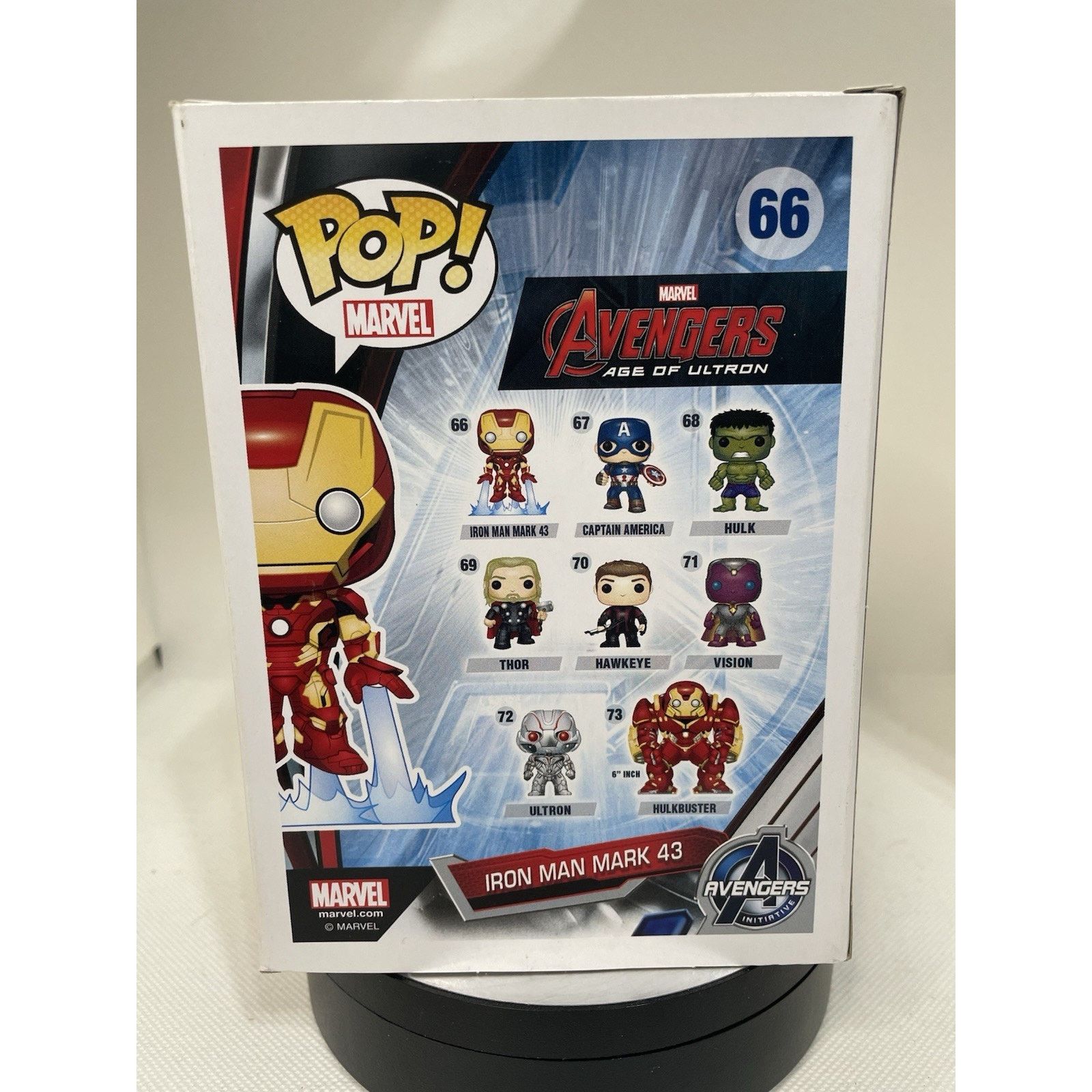Marvel Comics Funko Pop! Vinyl: Marvel - Iron Man Mark 43 #66 Size ONE SIZE - 5 Thumbnail