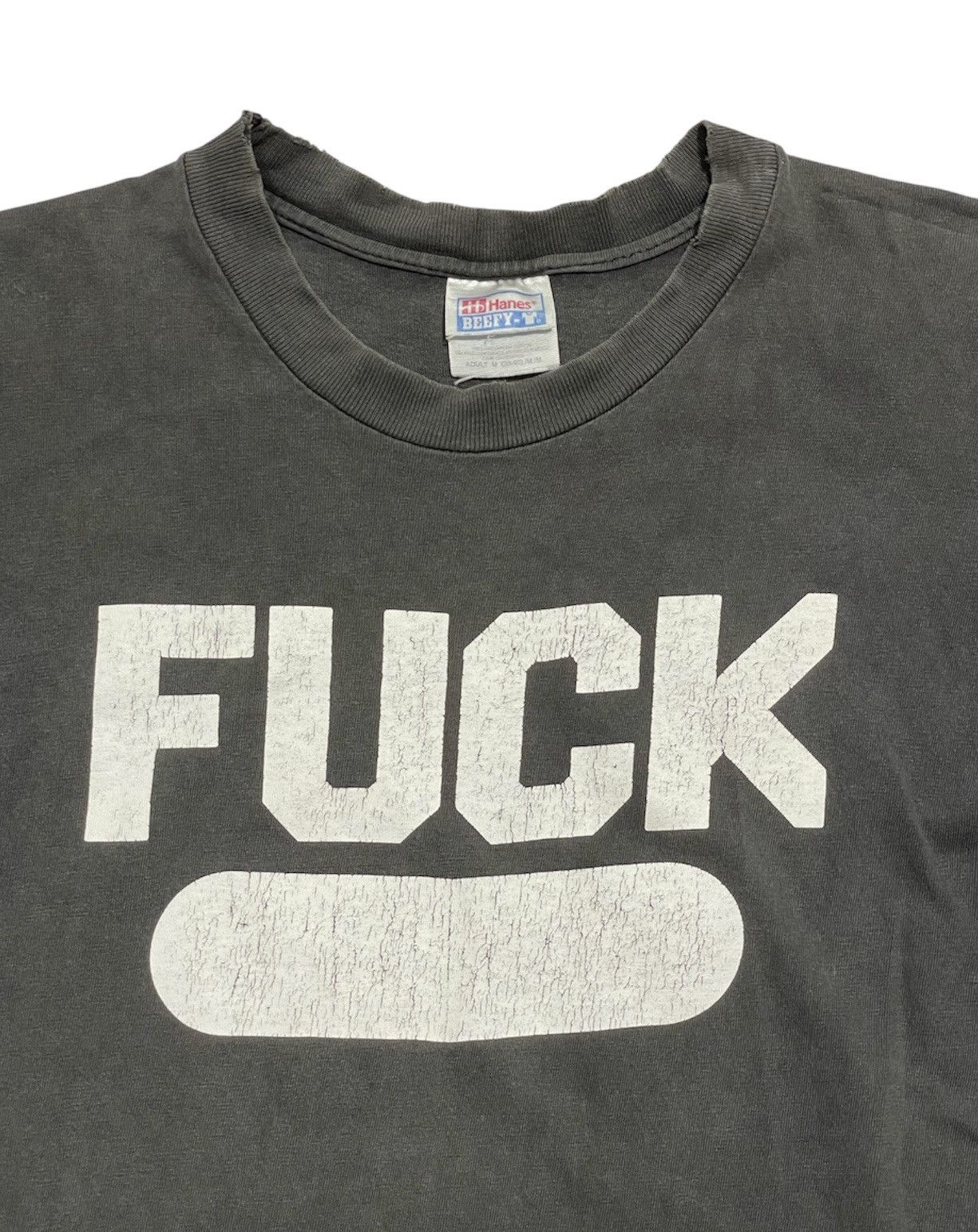 GOODENOUGH Vintage “Fxxk ” 1997 T-Shirt Size US M / EU 48-50 / 2 - 5 Thumbnail