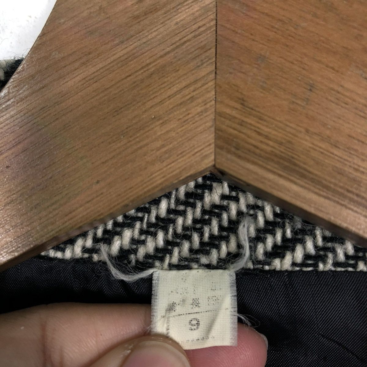 Japanese Brand 🔥VINTAGE BIKER JACKET WOOL BUCKLE HERRINGBONE ISSEY MIYAKE Size US M / EU 48-50 / 2 - 17 Thumbnail