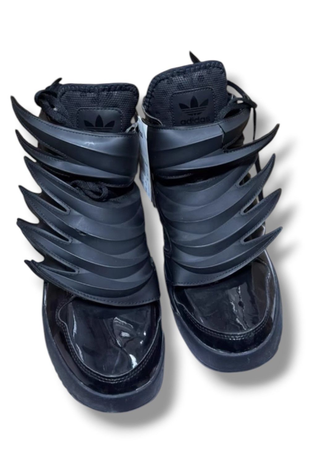 Adidas × Jeremy Scott Jeremy Scott x adidas 3.0 dark knight Size US 8.5 / EU 41-42 - 3 Thumbnail