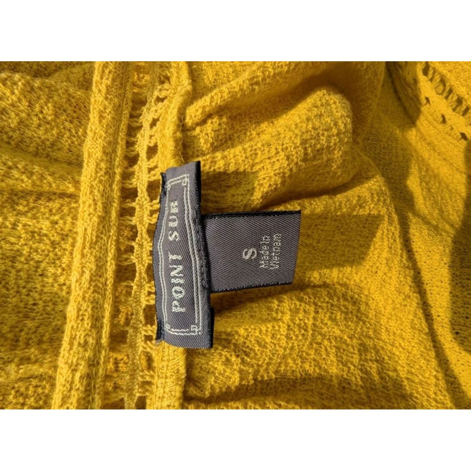 J.Crew Point Sur J.Crew Yellow Textured Cotton Tank Top Sz S Sleeveless Peplum Square Neck Coffee Boy? Size S / US 4 / IT 40 - 6 Thumbnail
