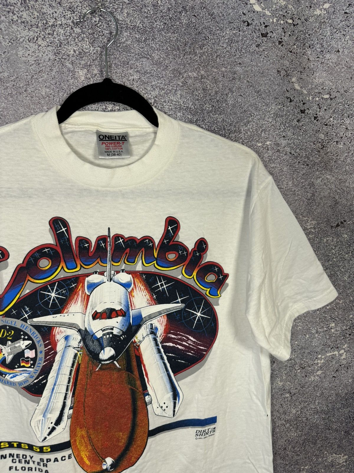 Vintage 90’s Vintage Official 1993 NASA Space Shuttle Columbia Tee Size US M / EU 48-50 / 2 - 2 Thumbnail