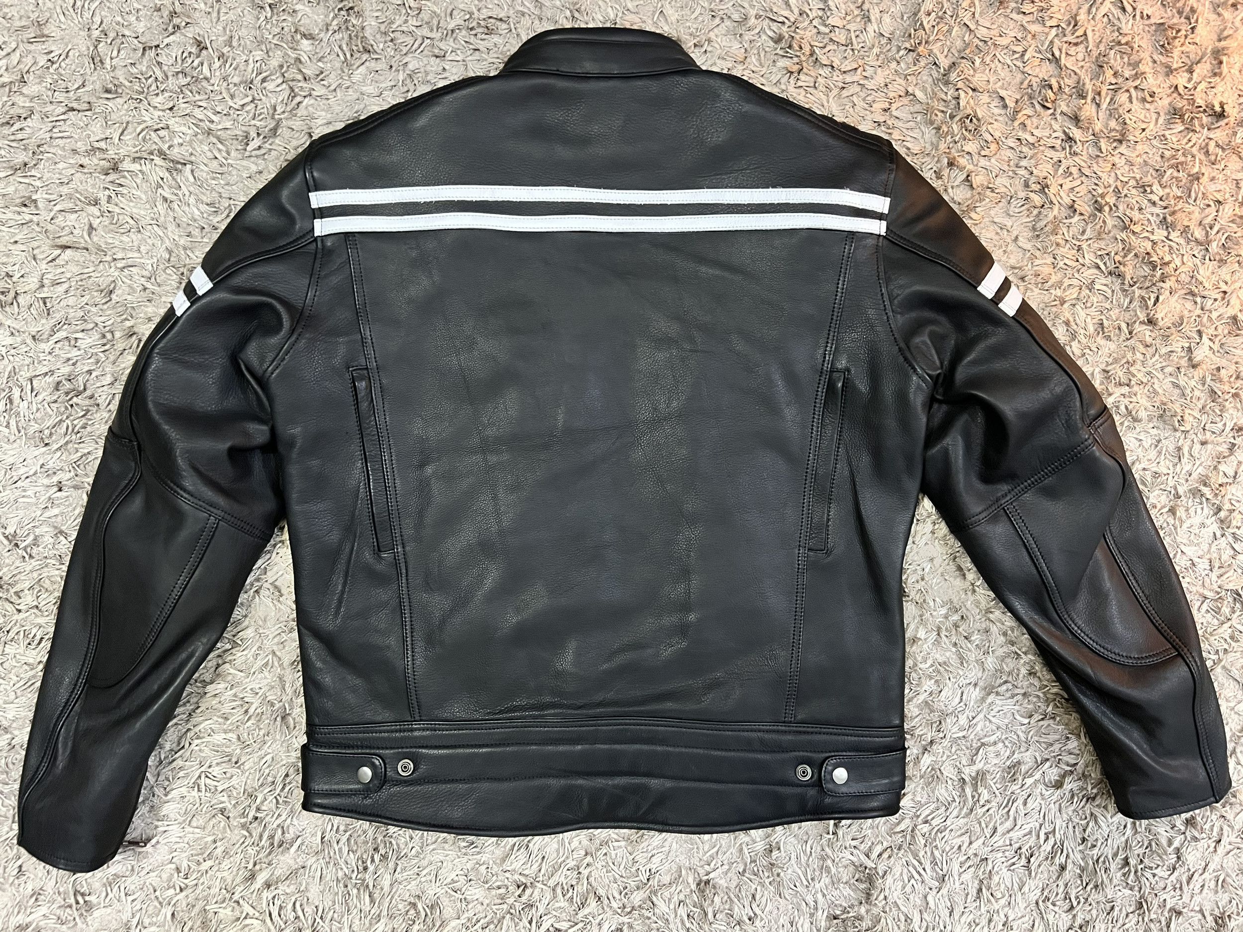 Genuine Leather Men Real Leather Jacket - Casual x Touring Biking Jacket Size US XL / EU 56 / 4 - 2 Thumbnail