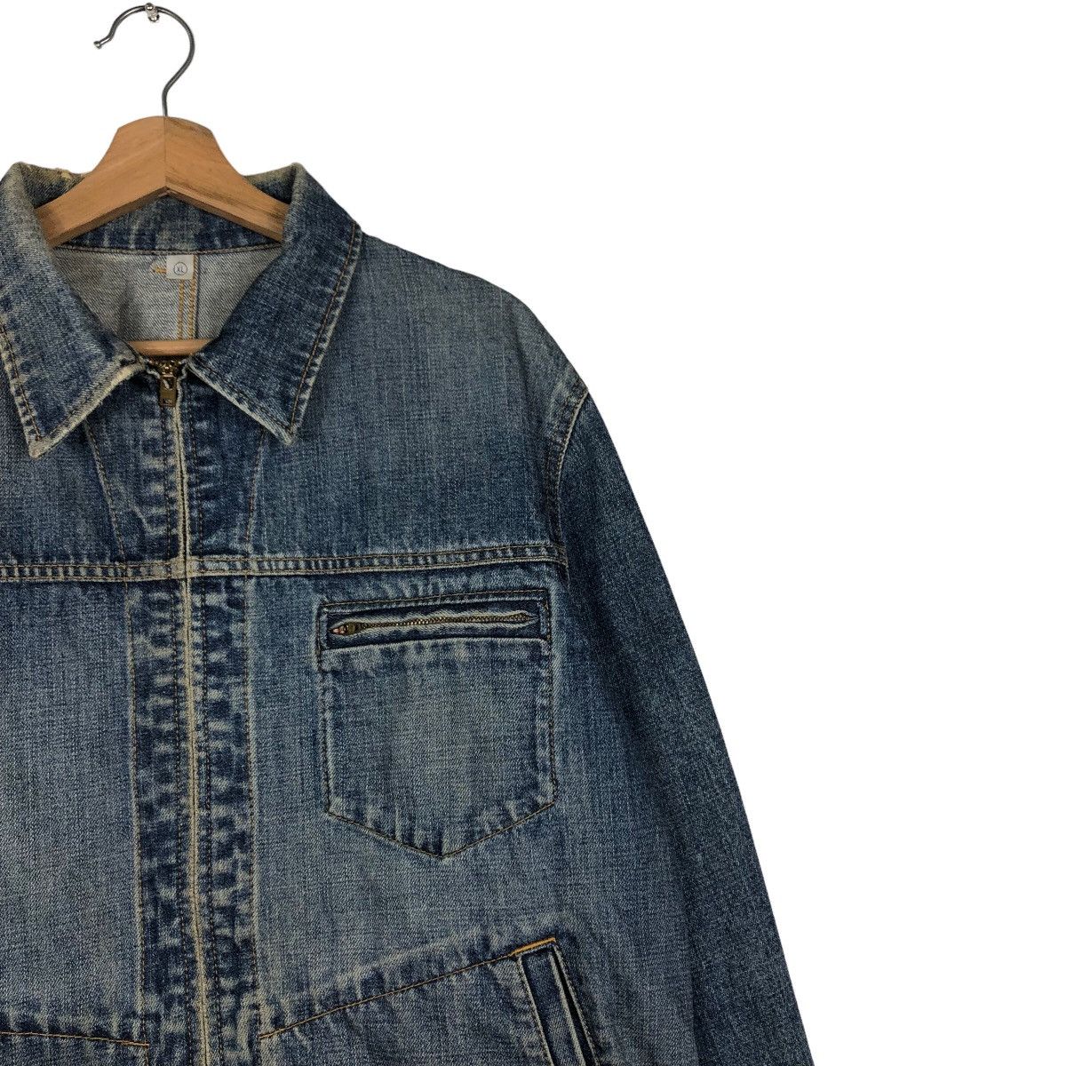 Japanese Brand 🔥Vintage Chore Denim Jacket Uniqlo Japan Issey Miyake Size US XL / EU 56 / 4 - 6 Thumbnail