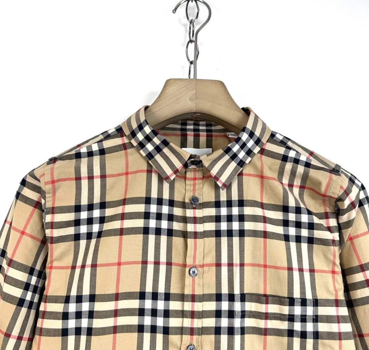 Burberry Burberry Classic Check Long Sleeve Shirt K12 Size US XS / EU 42 / 0 - 3 Thumbnail