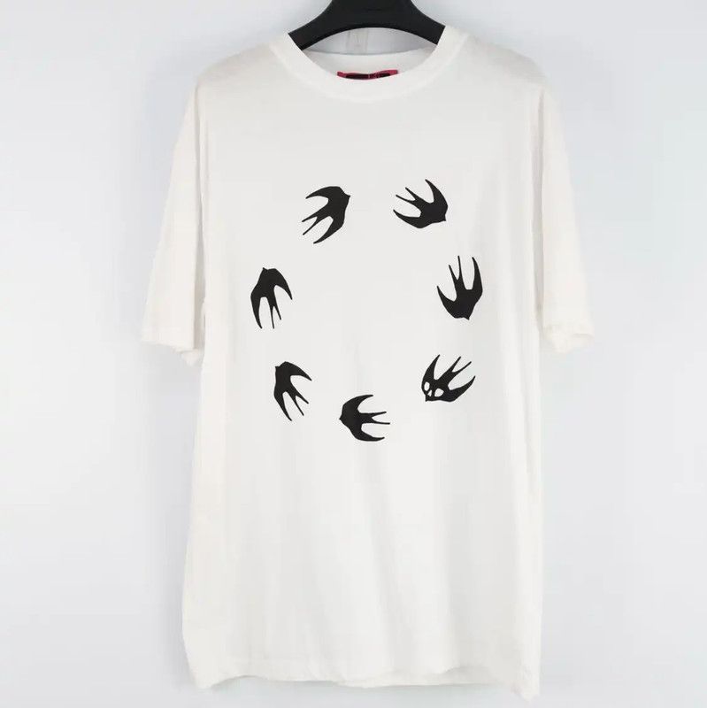 Alexander McQueen Alexander McQueen Men's Summer White T-Shirt 0089 Size US M / EU 48-50 / 2 - 1 Thumbnail