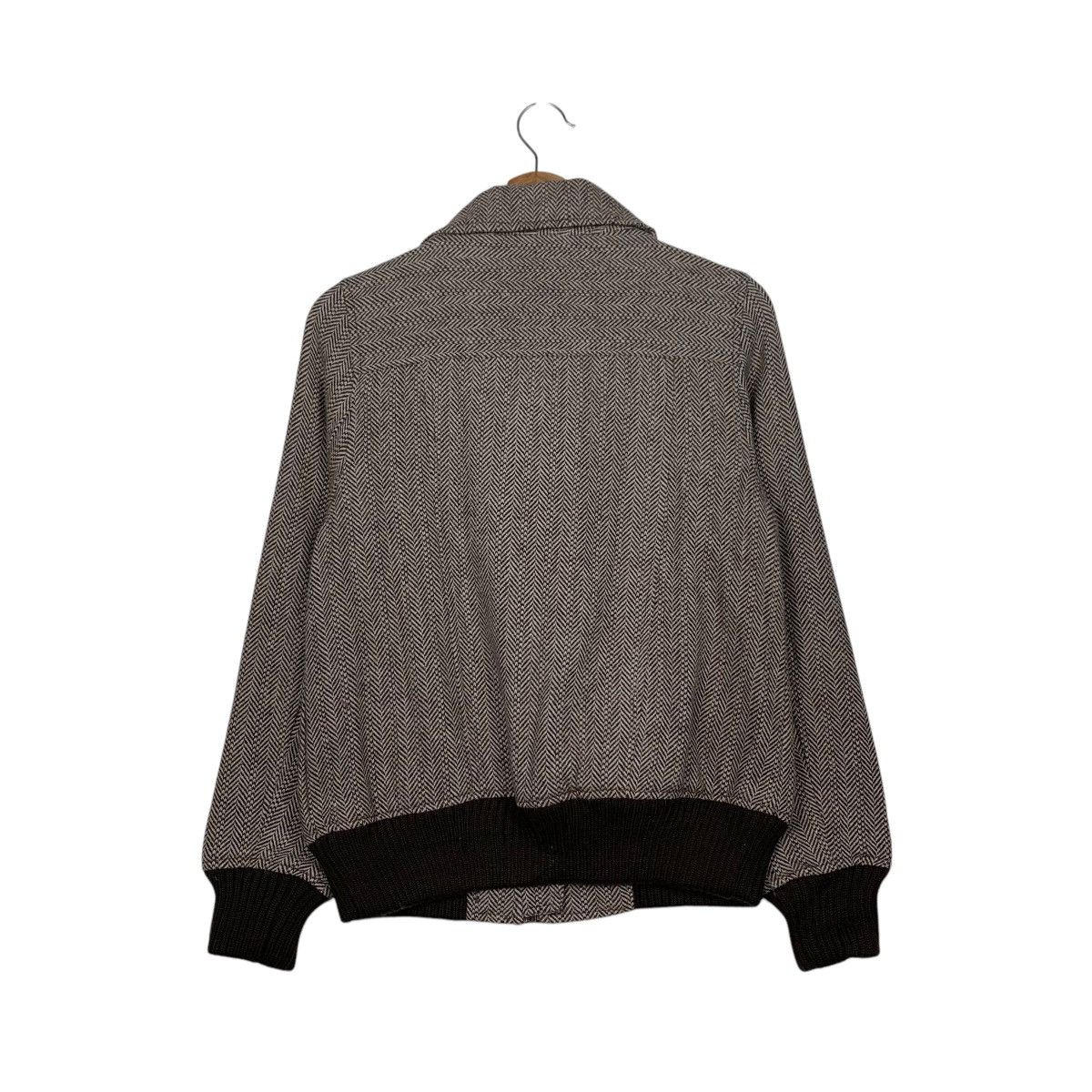 Japanese Brand FOR MEN GIRL Herringbone Double Collar Jacket #2452-C110 Size M / US 6-8 / IT 42-44 - 7 Thumbnail