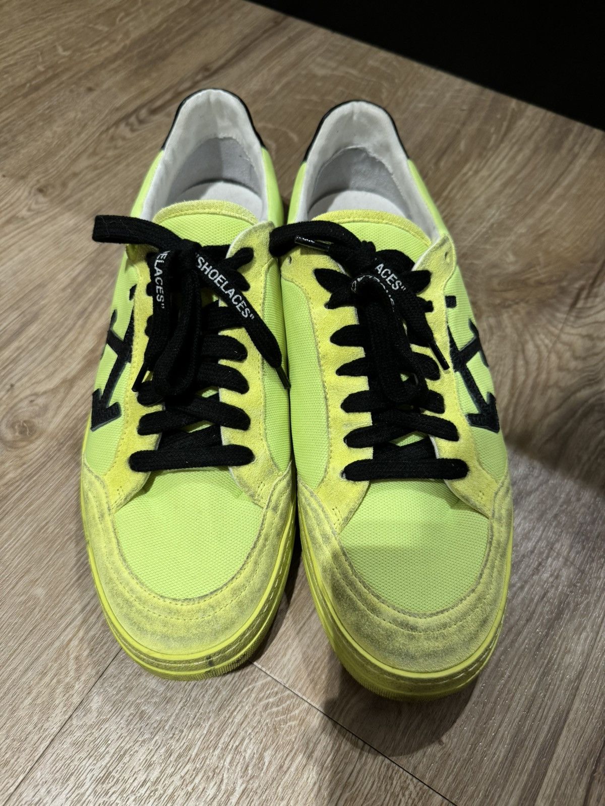 Off-White Fluo Yellow Offwhite 1.0 Size US 10 / EU 43 - 1 Thumbnail