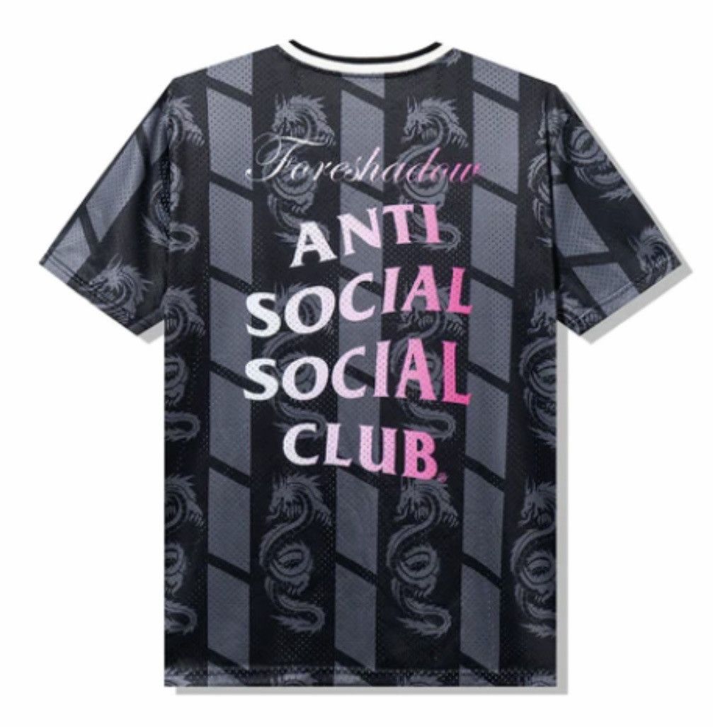 image of Anti Social Social Club Anti Social Club Assc Foreshadow United Jersey 2Xl in Black, Men's