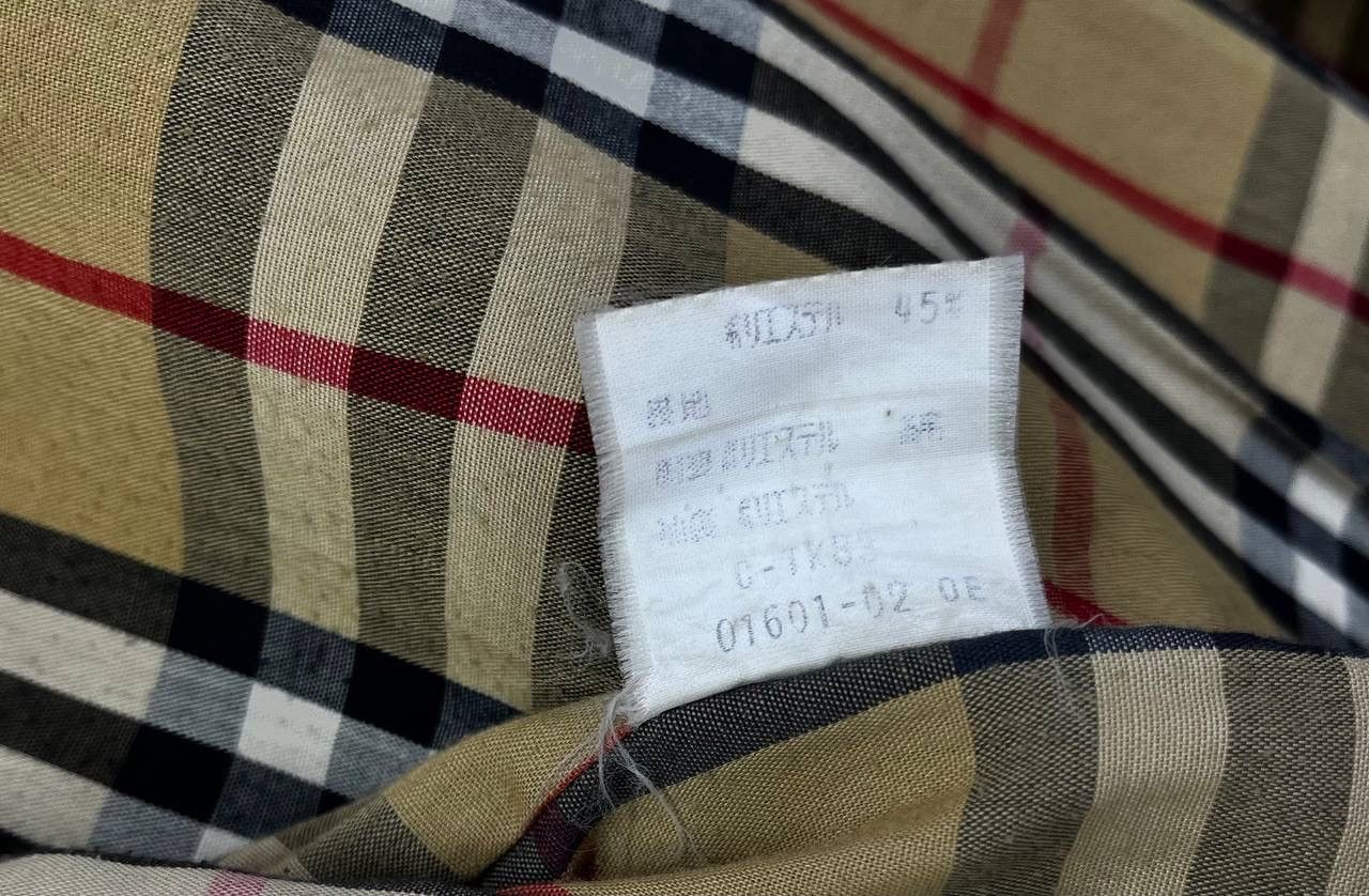 Burberry Vintage Burberry Nova Check Trench Coat Long Jacket Size US L / EU 52-54 / 3 - 12 Thumbnail