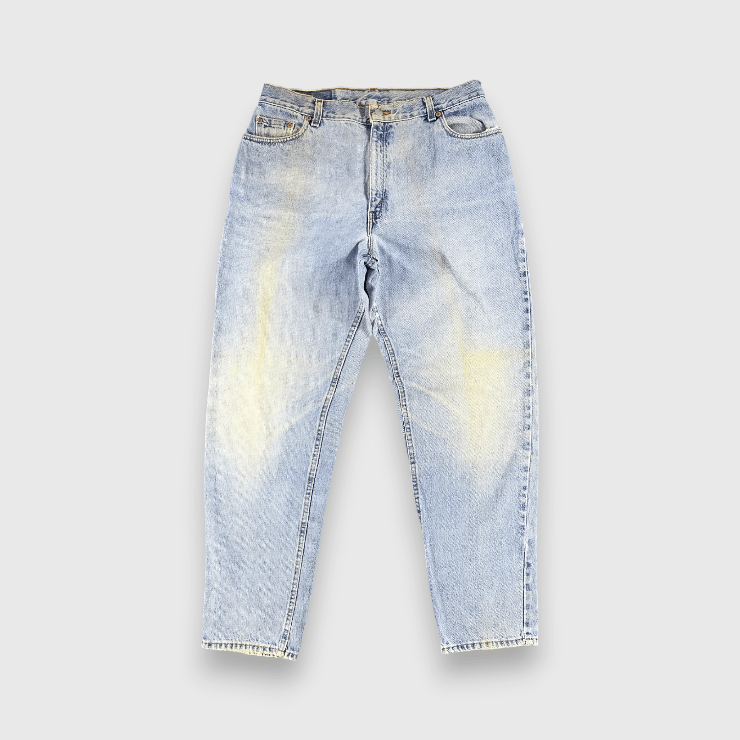 Levi's Vintage Levis 550 Light Wash Jeans-J1285 Size US 35 - 1 Thumbnail