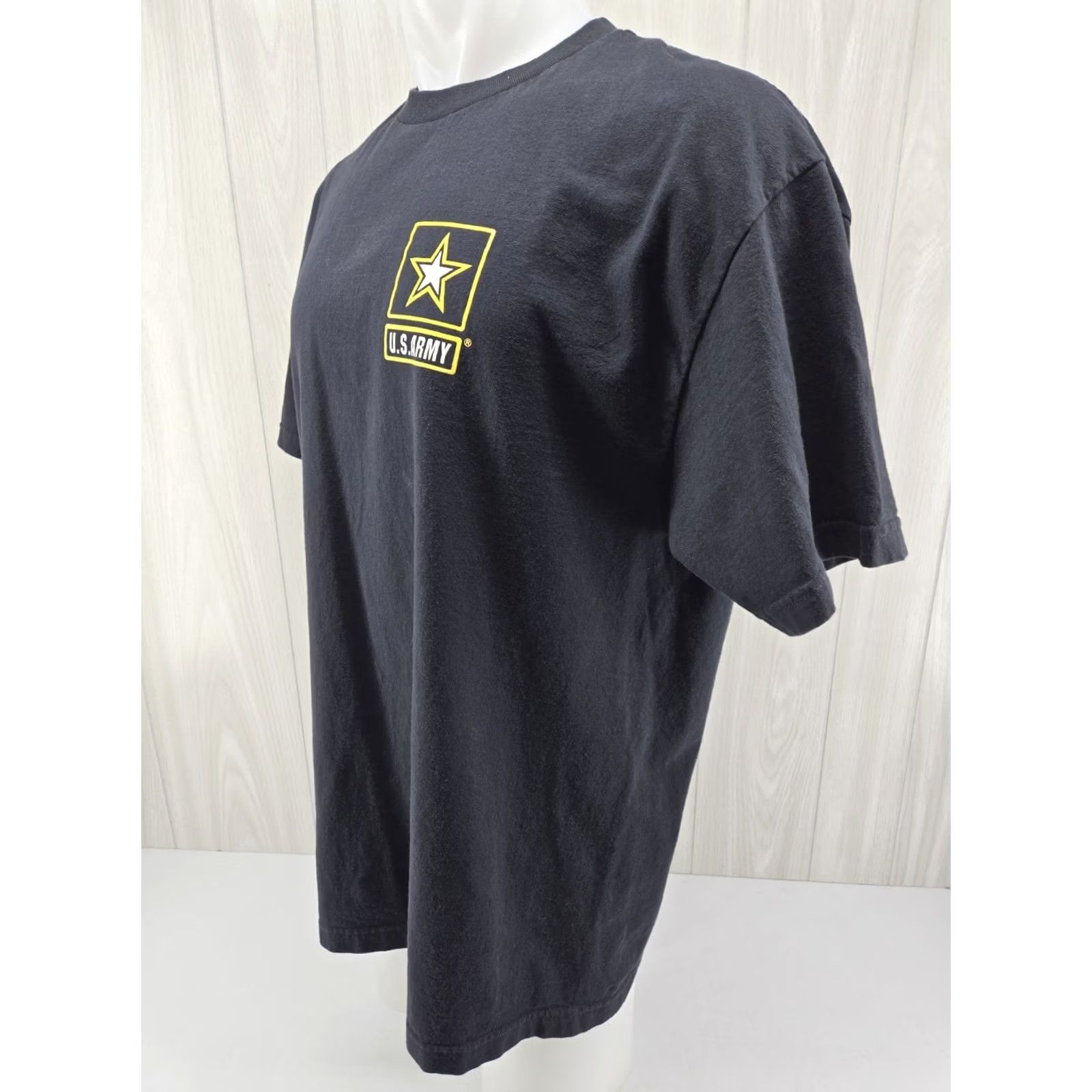 Vintage US Army Men’s Short Sleeve XL Black T-Shirt Go Army Murina USA Shirt Size US XL / EU 56 / 4 - 4 Thumbnail