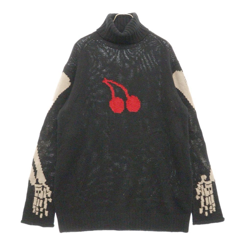 Yohji Yamamoto yohji yamamoto pour homme 22AW CHERRY AND BONES KNIT Size US L / EU 52-54 / 3 - 1 Thumbnail