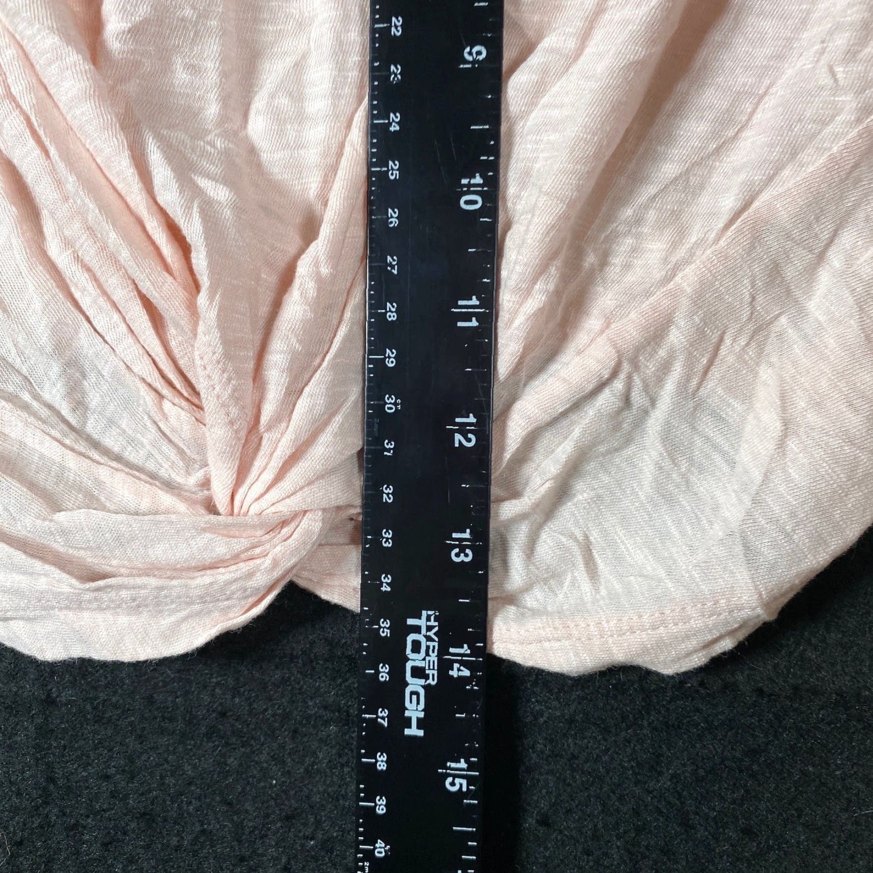 Express Express Blouse Pink Cropped Twist Front Long Sleeve Round Neck S Women Size S / US 4 / IT 40 - 7 Thumbnail