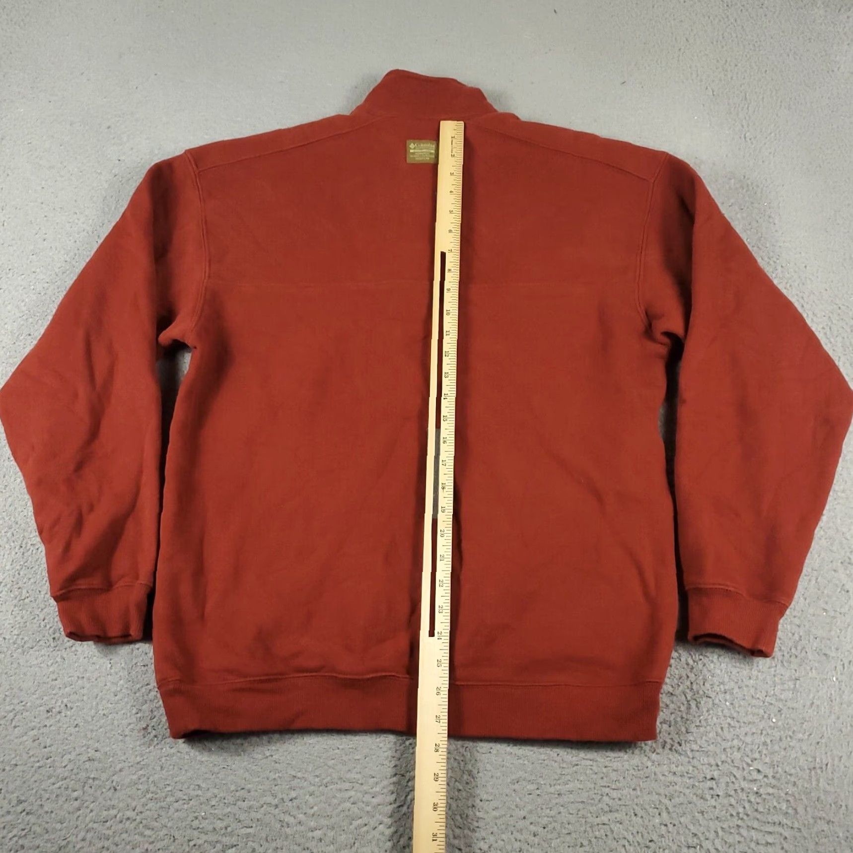 Vintage Columbia Sweater Mens Size M Orange 1/4 Zip Up Pullover Sweatshirt Knit Style Fleece Logo Pullover Lightweight Casual/Workwear 1/4 Zip Mens Sweater Size US M / EU 48-50 / 2 - 5 Thumbnail