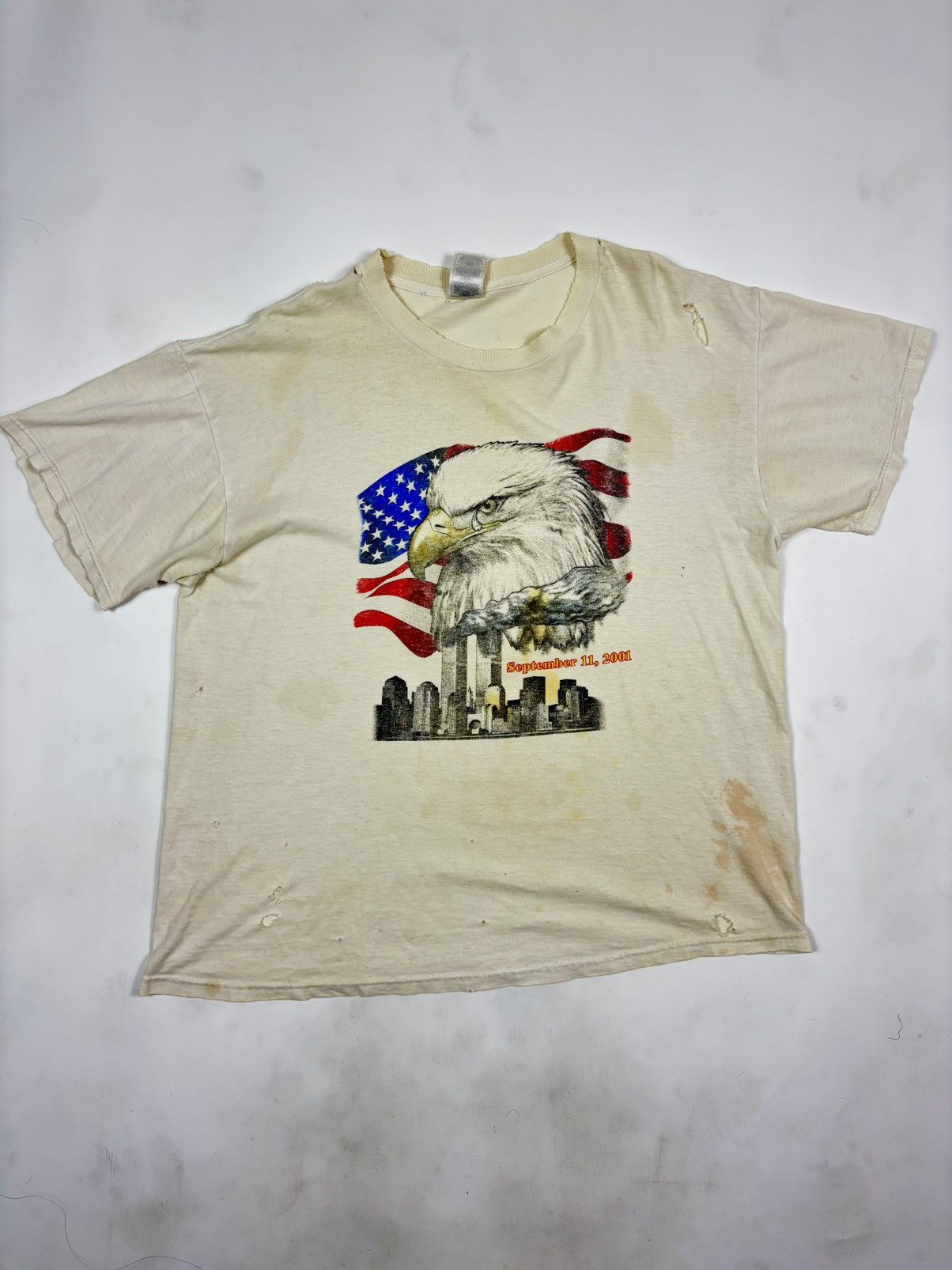 Unsound Rags × Vintage 2001 Twin Towers 9/11 Memorial Tees Bundle Controversial Size US XL / EU 56 / 4 - 3 Thumbnail
